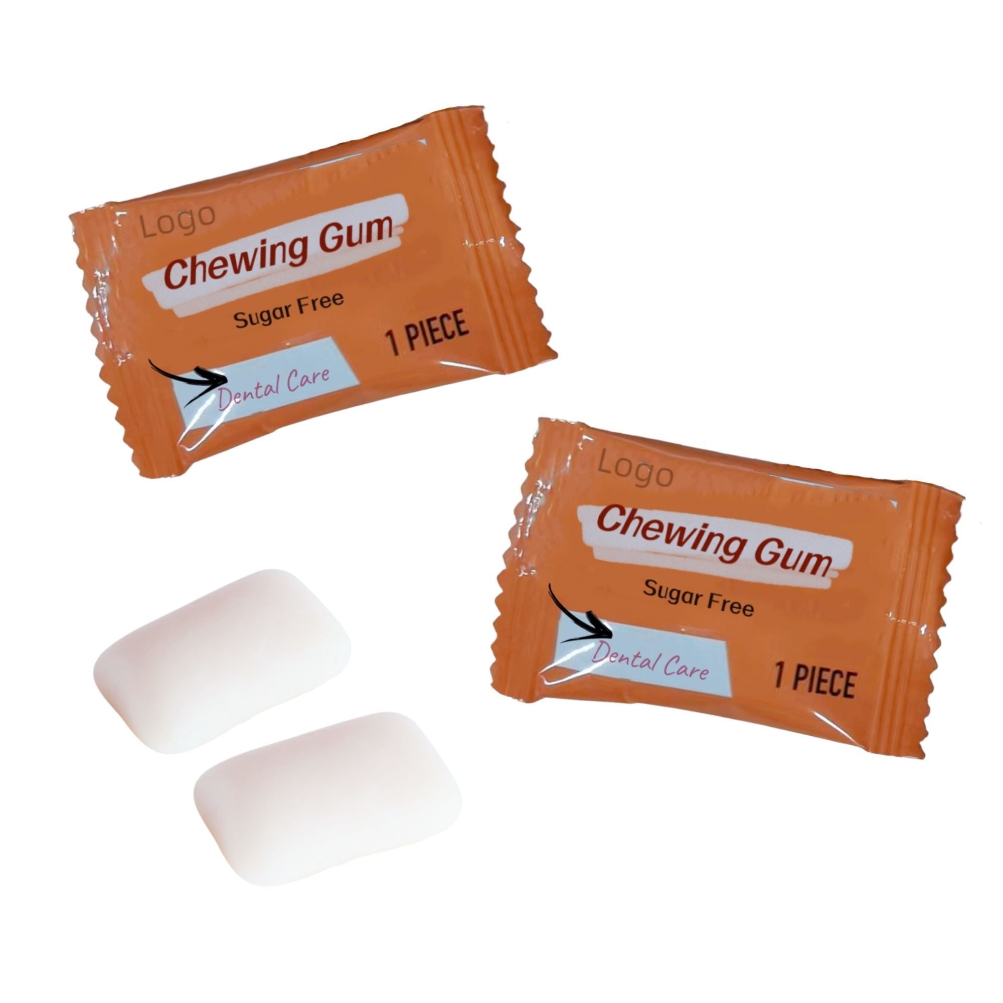 Individual Packed Pellets Chewing Gum For Dental Care