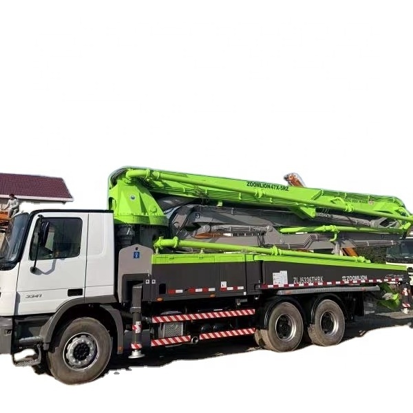 Popular truck mounted concrete mixer pump Zoomlion 47m Concrete pump Mounted Truck Factory Price