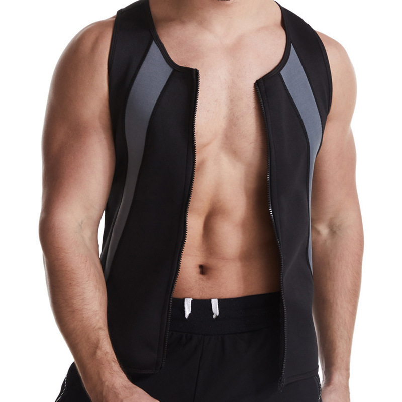 Wholesale Men's Body Shaping Clothing Chloroprene Rubber Sports Fitness Body Shaping Vest