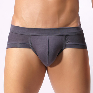 Manufacturers  U-shaped Modal Briefs Solid Color Large Size Low Waist Brief For Men Underwear