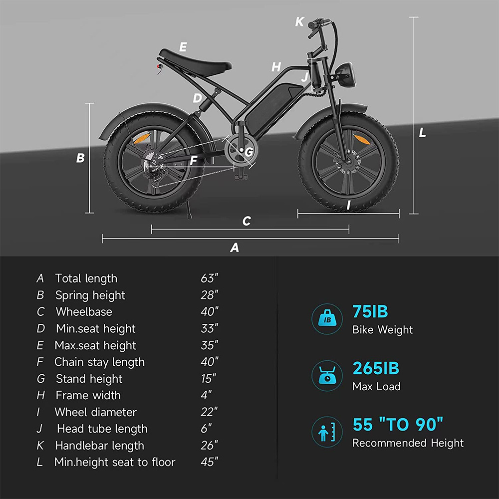 Full Suspension Electric Moped Bicicleta Electrica Electric Bicycle Moped 1000w 20