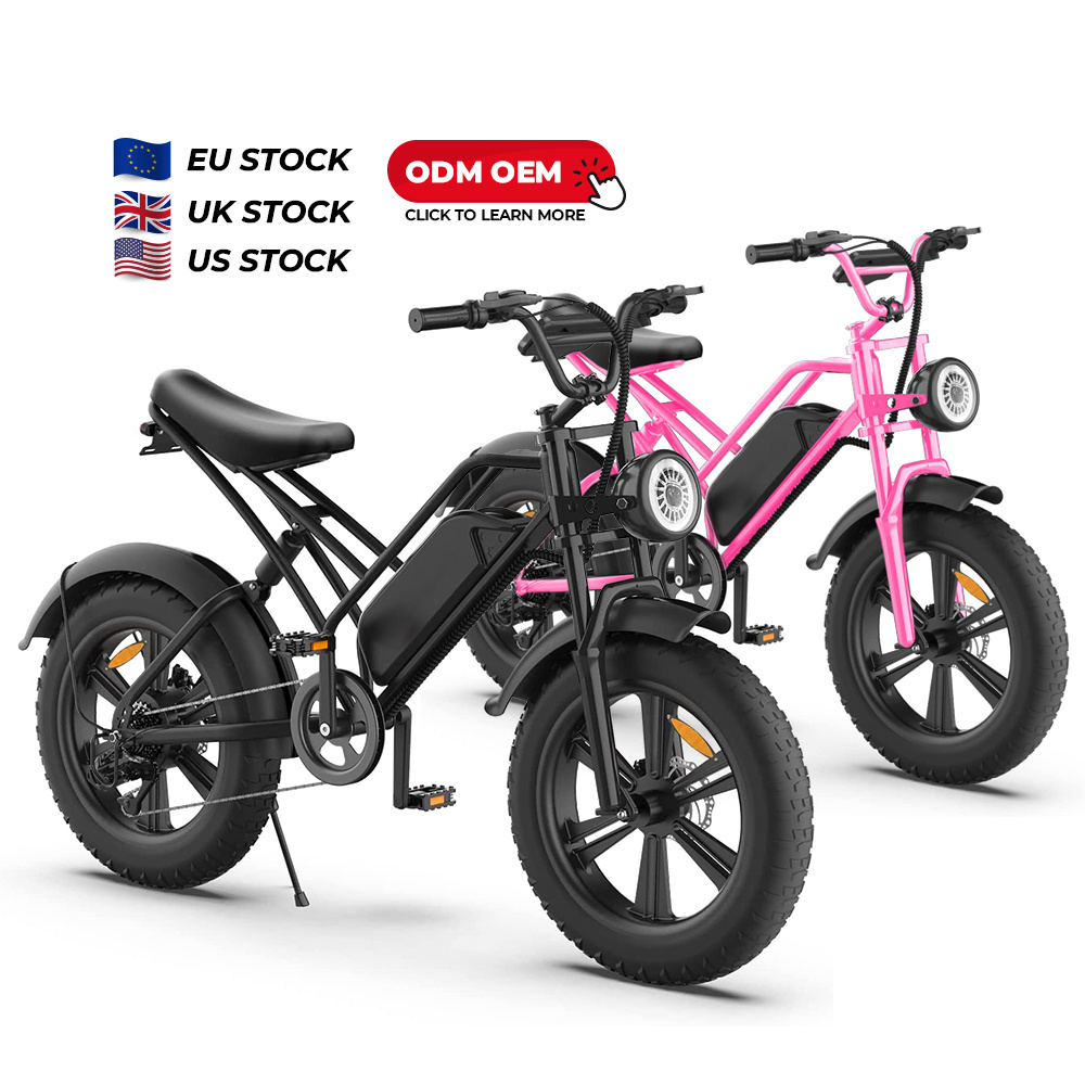 Full Suspension Electric Moped Bicicleta Electrica Electric Bicycle Moped 1000w 20