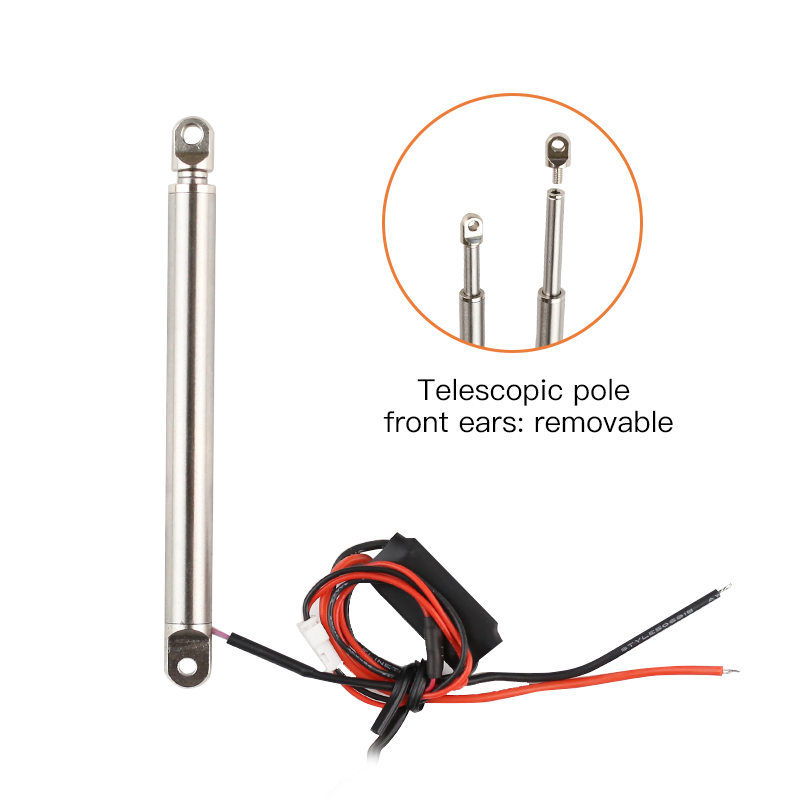 95*8mm Small Dc Motor Waterproof 304 Stainless Industrial Electric Telescopic Linear Actuators For DIY Model Accessories