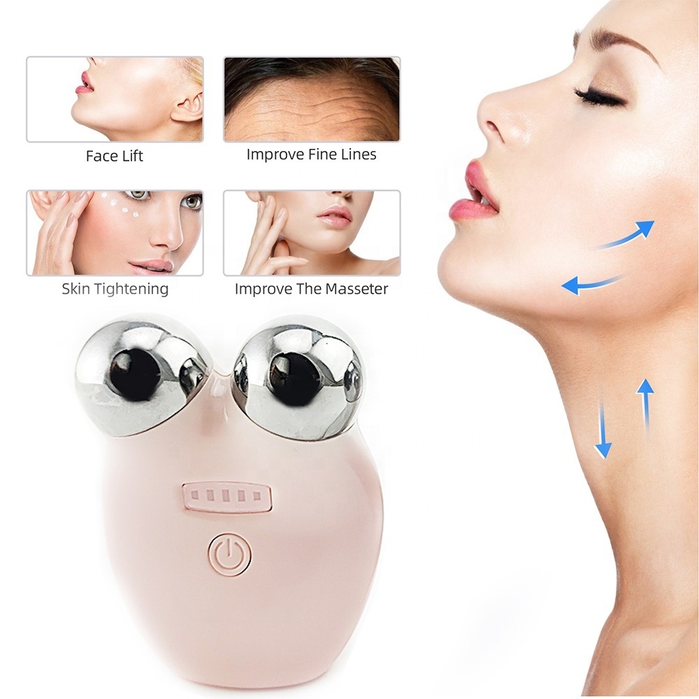 Jawline Electric Roller Facial Massager Slimming Beauty Skin Care Face Lifting Massage EMS Face Massager