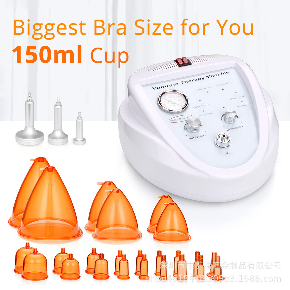 Electric Breast Enhancer Chest Enlargement Vacuum Pump Suction Cupping Massage Body Beauty Machine Nipple Enlarge Device