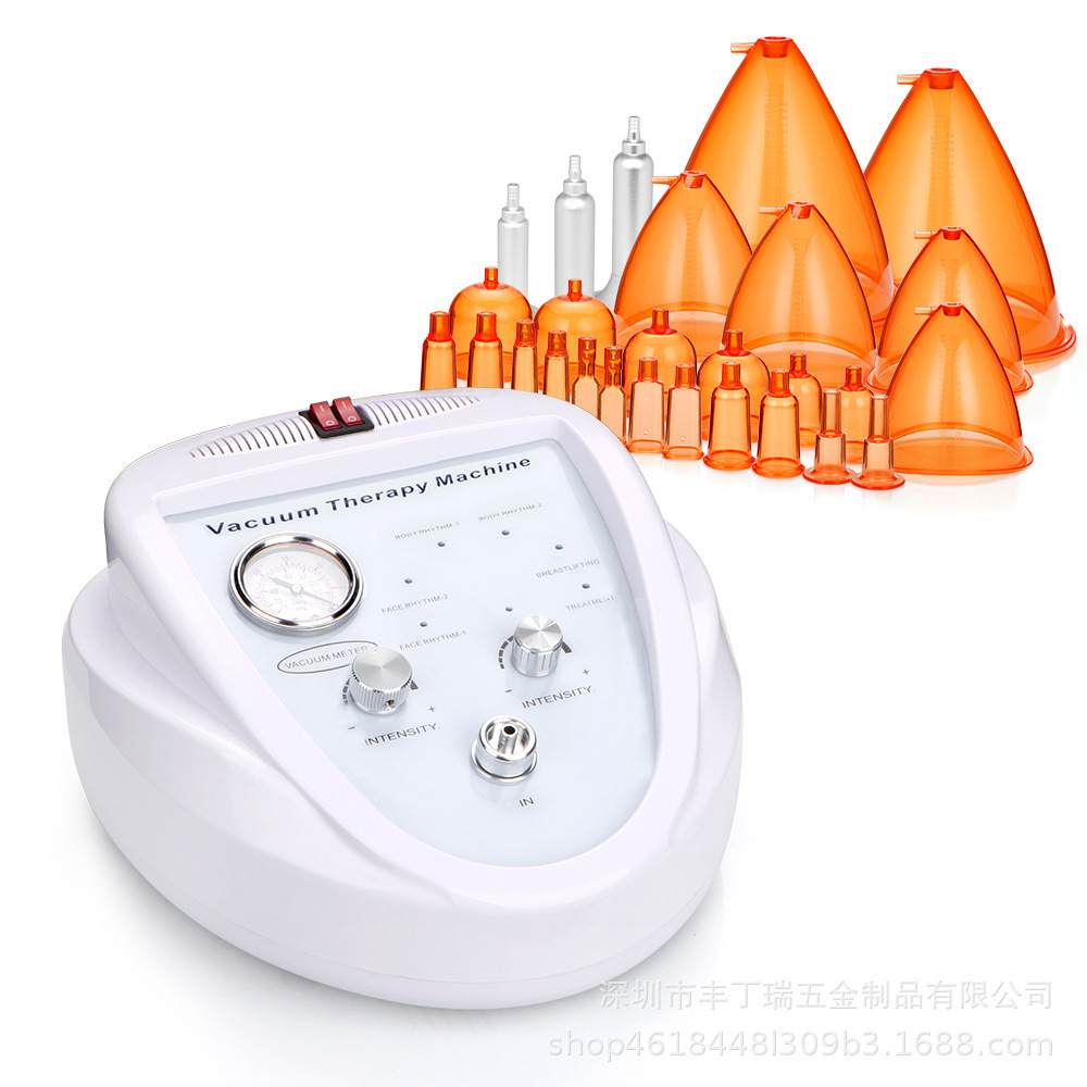 Electric Breast Enhancer Chest Enlargement Vacuum Pump Suction Cupping Massage Body Beauty Machine Nipple Enlarge Device