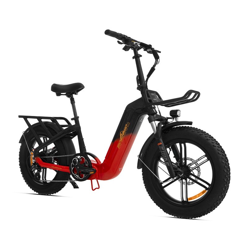 Petite friendly fat tire e city foldable bicycle 48v torque sensor ebike 1000w 80NM step through kenda folding electric bike