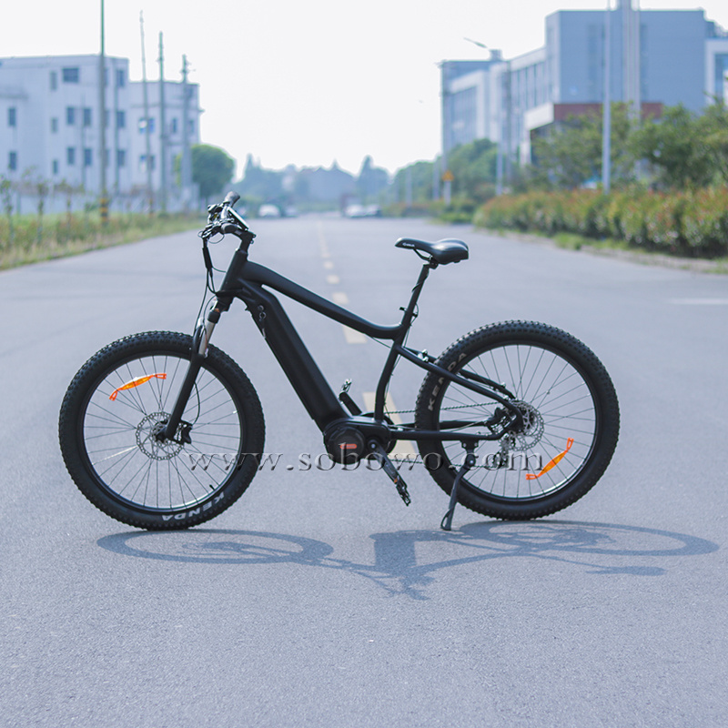 SOBOWO S76 Fat Tire Netual Electric Bike 750W/1000W Bafang Mid Motor M620 Ebike Tektro Hydraulic Brake city fat tire ebike