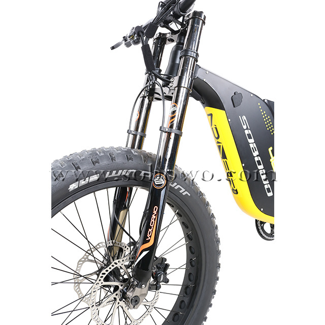 SOBOWO Upgraded 26 Inch Electric Fat Tire E Mountain 48v 1000w Dirt Bike Electric Motorcycle Retro Ebike Full Suspension ebike