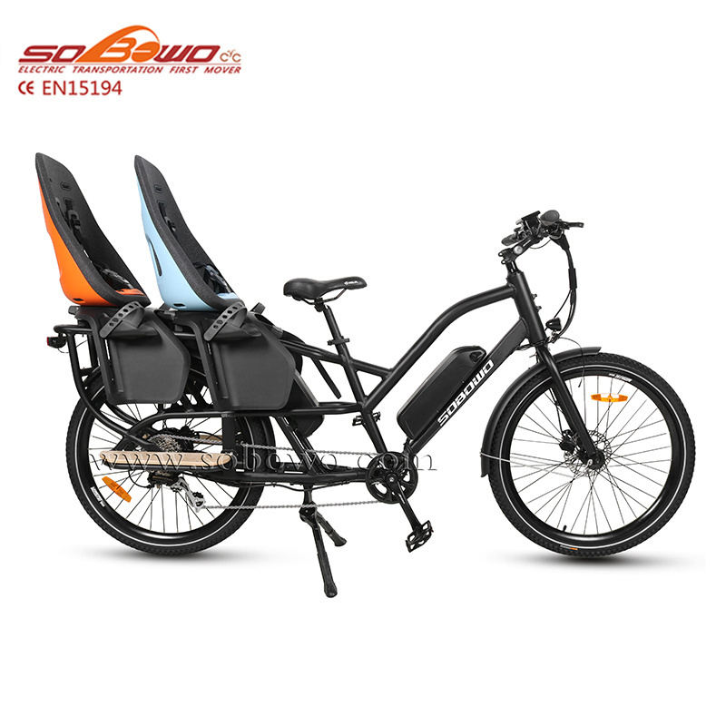 Factory kenda long tail electric cargo family bike 48v bafang velo electrique cargo long tail bike eu 750w bafang cargo ebike