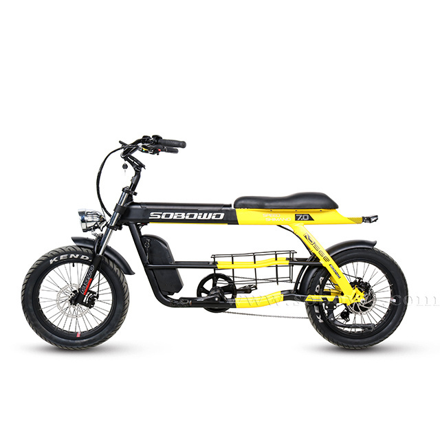 1000W Wholesale Powerful Adult Electric Moped with Pedals