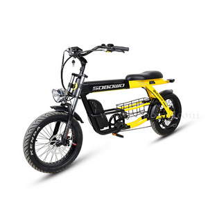 1000W Wholesale Powerful Adult Electric Moped with Pedals