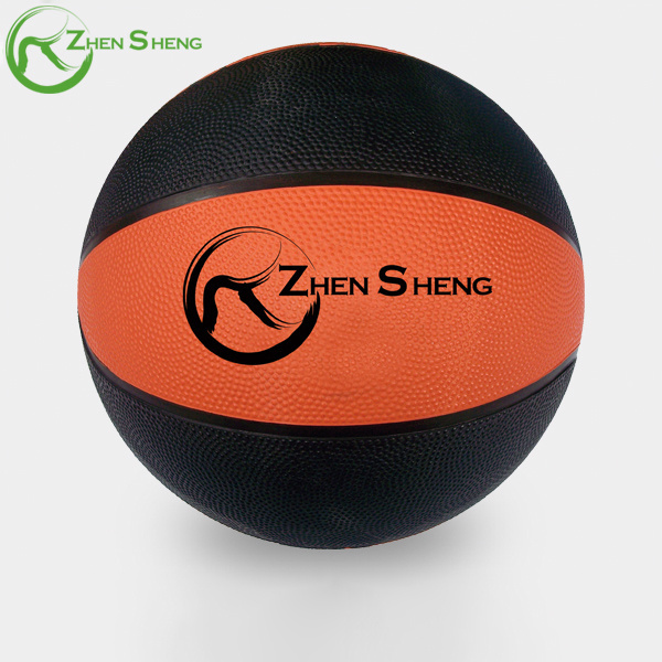 Zhensheng factory promotional bulk rubber custom basketball as for gift