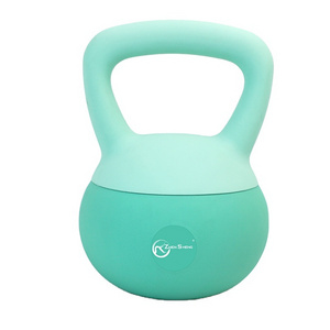 Zhensheng gym accessories soft kettlebell weight 4kg 6kg 8kg 10kg 12kg custom color fitness trainer