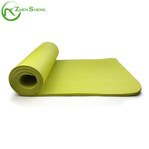 Zhensheng Eco-Friendly Thick Yoga Mat Custom Design New Trending NBR TPE Material 6mm for Gym Use with Strap Includes Logo OEM