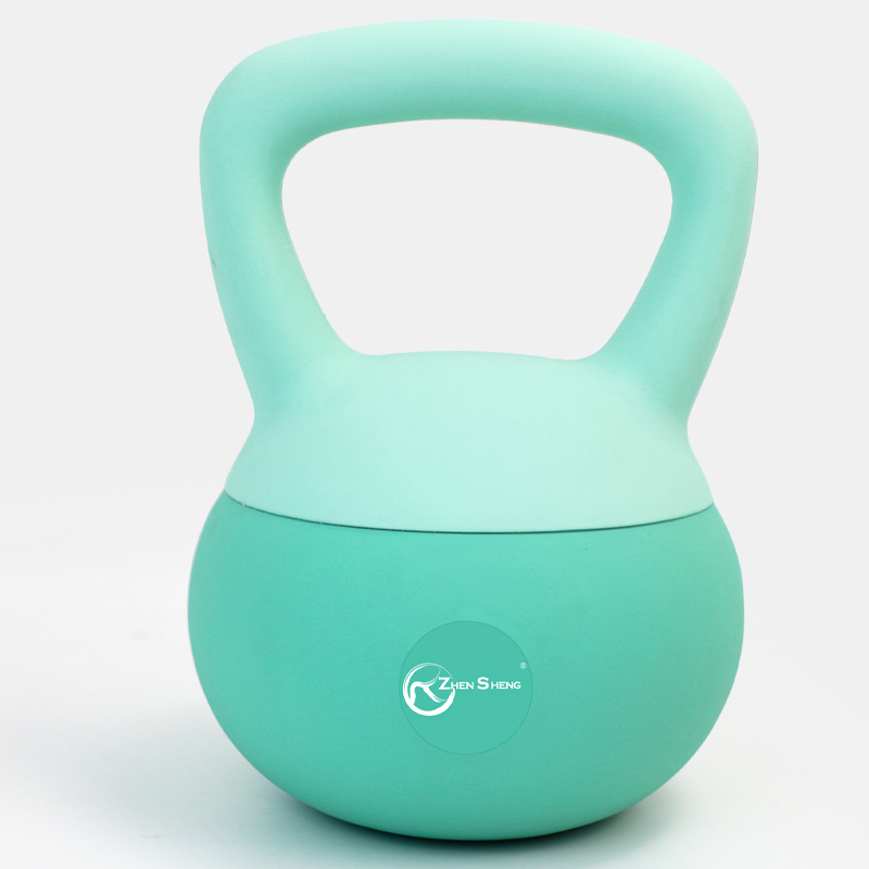 Zhensheng good quality wholesale customized logo soft kettlebell fitness equipment