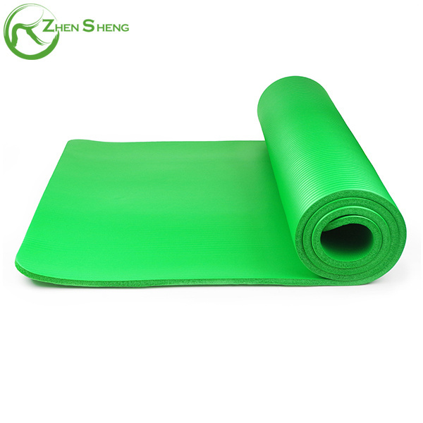 Zhensheng Eco-Friendly Thick Yoga Mat Custom Design New Trending NBR TPE Material 6mm for Gym Use with Strap Includes Logo OEM