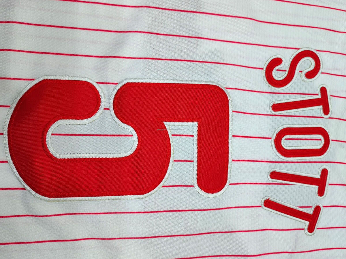 Best Quality Customizable ed #5 Bryson Stott #7 Trea Turner #12 Kyle Schwarber #3 Bryce Harper American Baseball Jersey 0