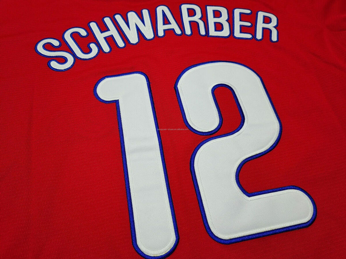 Best Quality Customizable ed #5 Bryson Stott #7 Trea Turner #12 Kyle Schwarber #3 Bryce Harper American Baseball Jersey 3