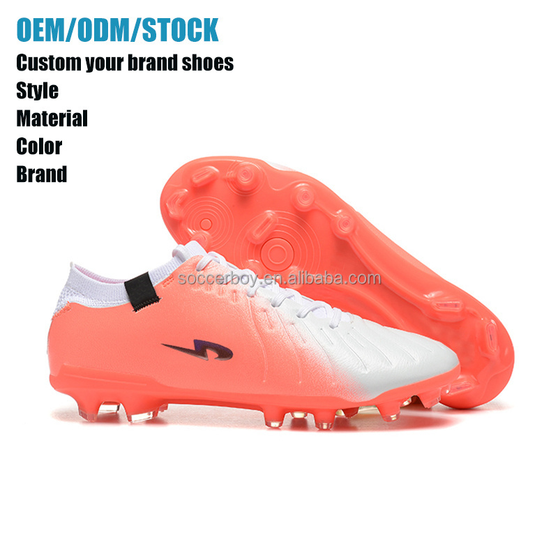 Wholesale customization High Quality New Soccer Shoes Low Ankle Cleats Customize Sport Shoes Football Boots