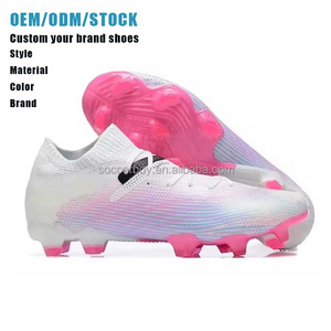 football sports shoes Customized wholesale factory soccer cleat futsal boot custom football shoe men soccer shoe  TF