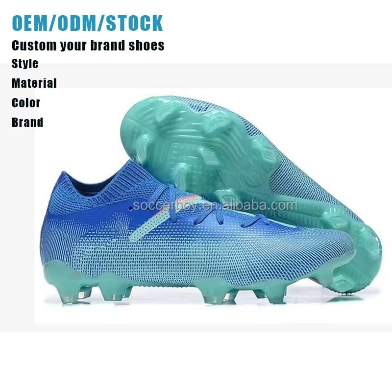 football sports shoes Customized wholesale factory soccer cleat futsal boot custom football shoe men soccer shoe  TF