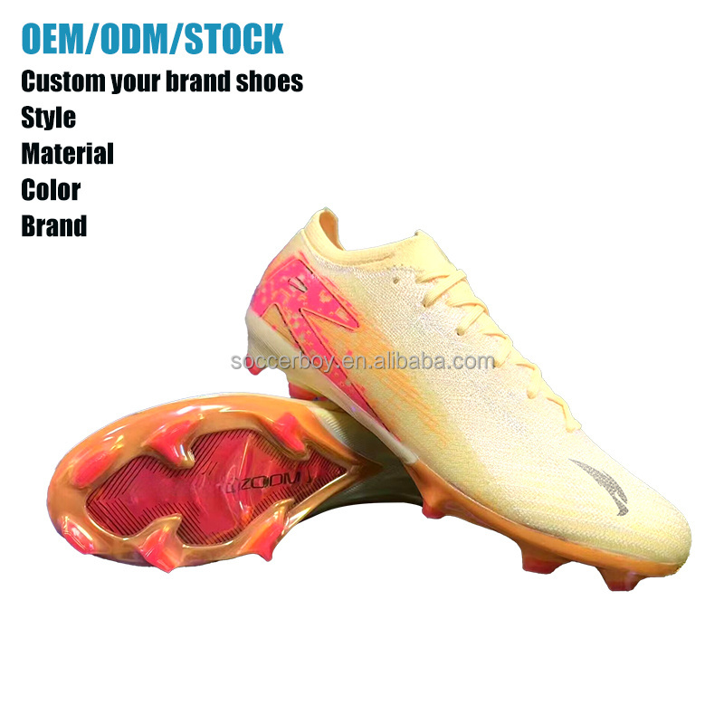 customized New breathable non-slip football non-slip shoes sports shoes men's football shoes soccer cleats