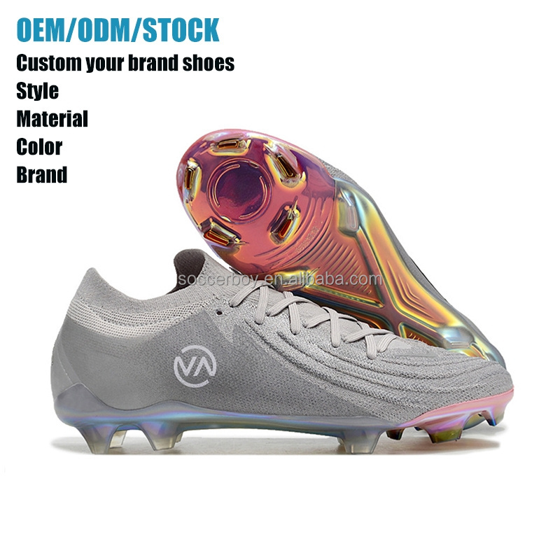 Hot Selling cleats football soccer shoes new factory direct cheap brand high ankle mens football soccer shoes fg