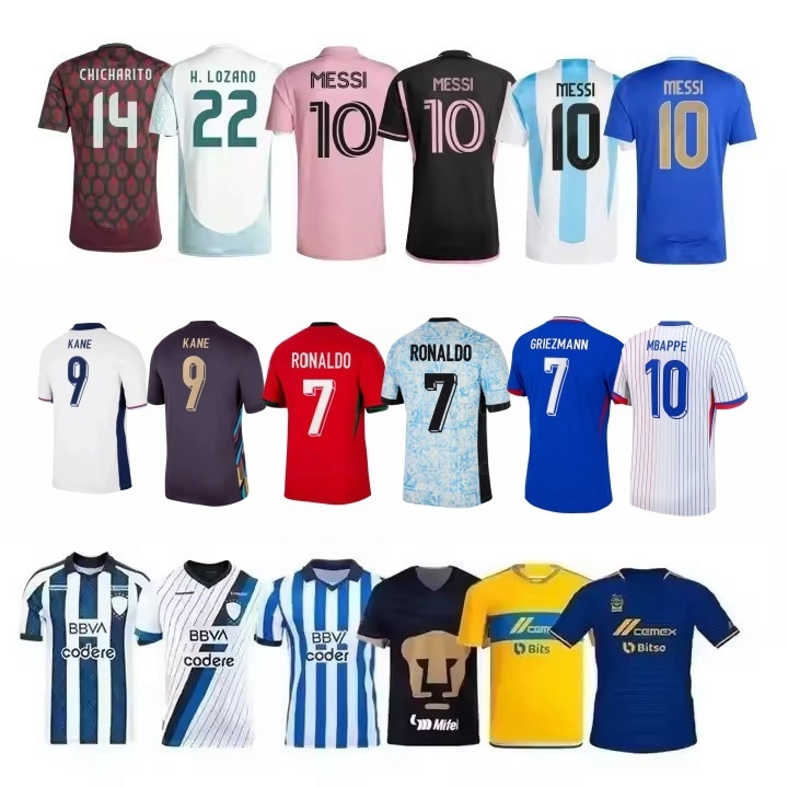 men soccer jersey 2024 MBAPPE GRIEZMANN france jersey messi argentina custom football shirt