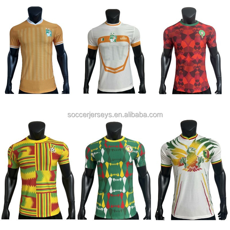 23 24 Africa morocco maillot cote d'ivoire Ghana Senegal jersey player version soccer uniform football shirt Mali Cup