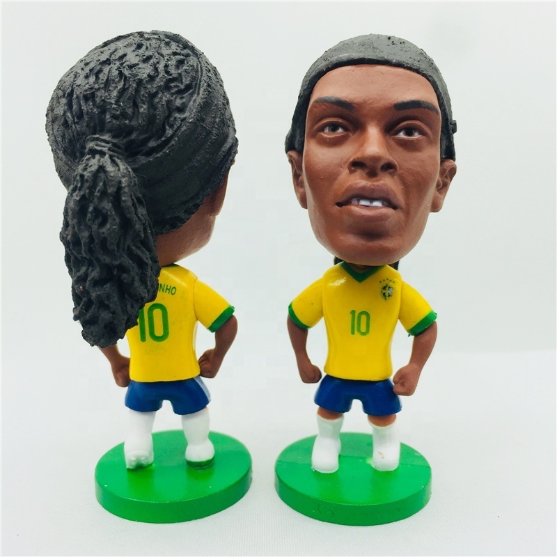 Ronaldinho Football Figurine Collectible Soccer Player Action Figure