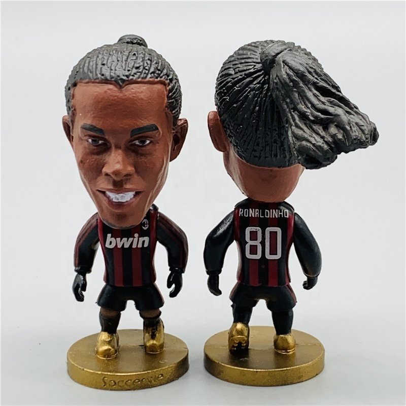 Ronaldinho Football Figurine Collectible Soccer Player Action Figure