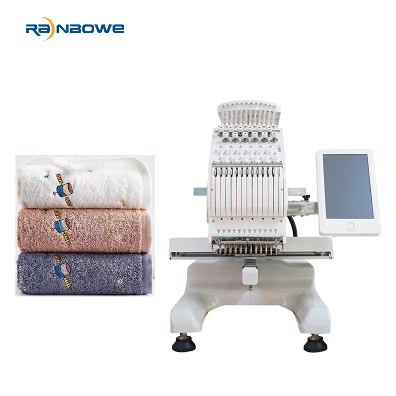 Single Head 12 Needle Computer Automatic Clothing Embroidery Sewing Machine