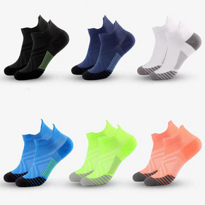 High quality athletic ankle socks unisex running short compression mens socks