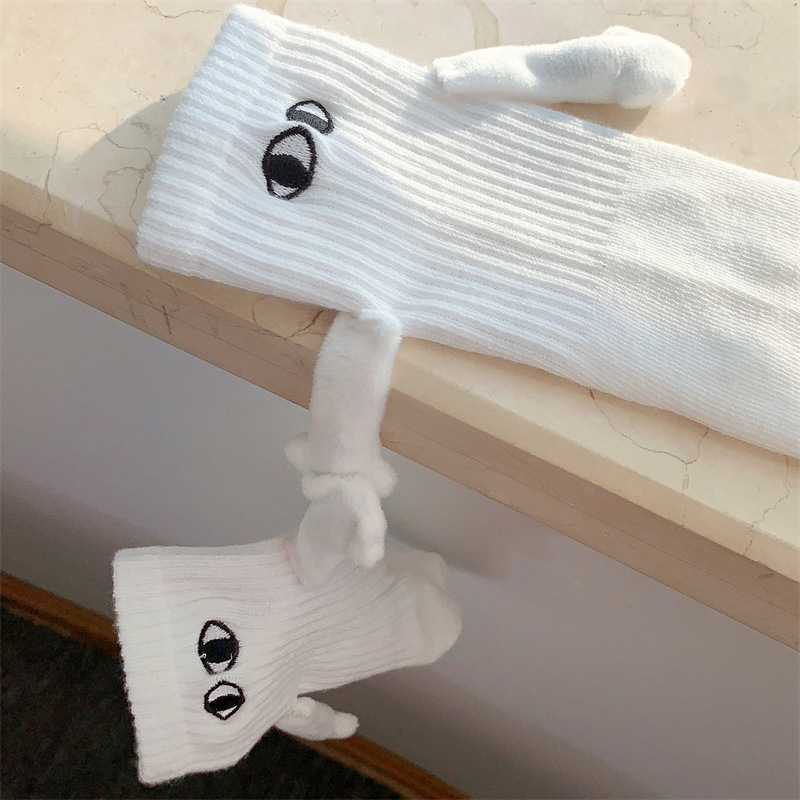 Hotsell cotton fashion special socks novelty new Hand holding socks funky hand in hand tube crew socks