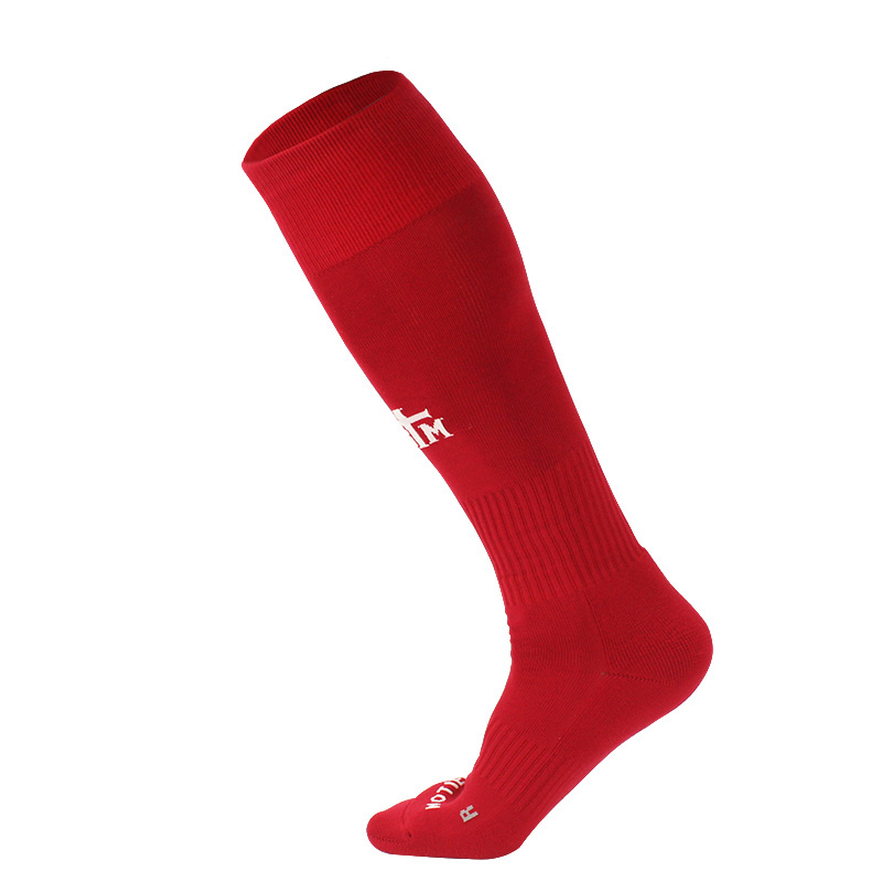 New hot  design polyester nylon socks Custom logo soccer  sport Football stockings grip Socks long