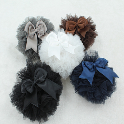 2021 New Style Sweet Solid Color Bow Lace Lovely Combed Cotton Long Knee High Children Baby Tutu Socks