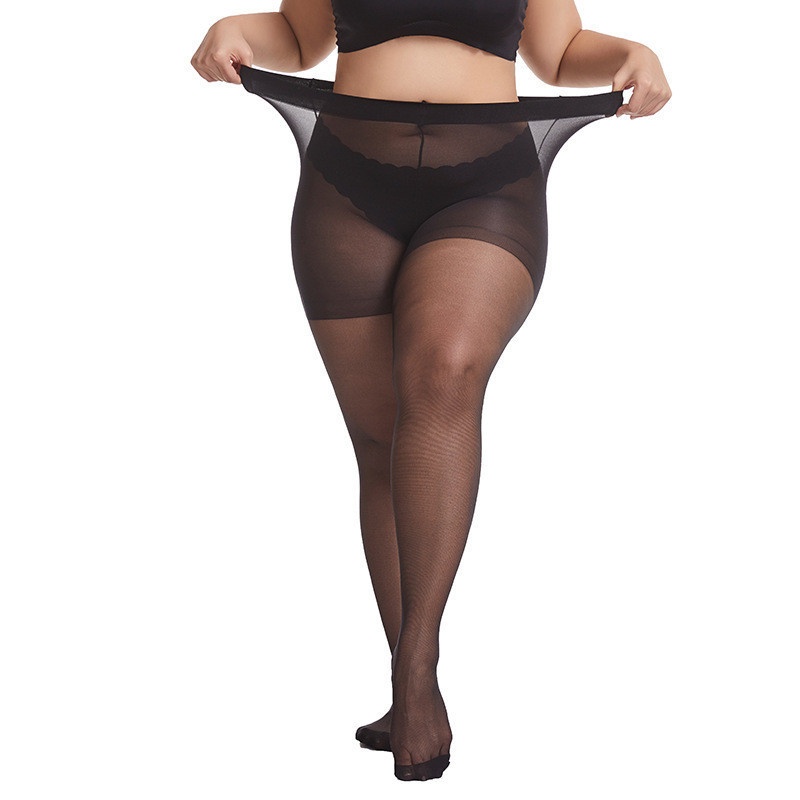 Socksmate Fat Ladies Women's Waist Sheer Tights XXXXL 110kg Obesity Toe Hosiery Seamless Pantyhose Stockings Latin Extra Large