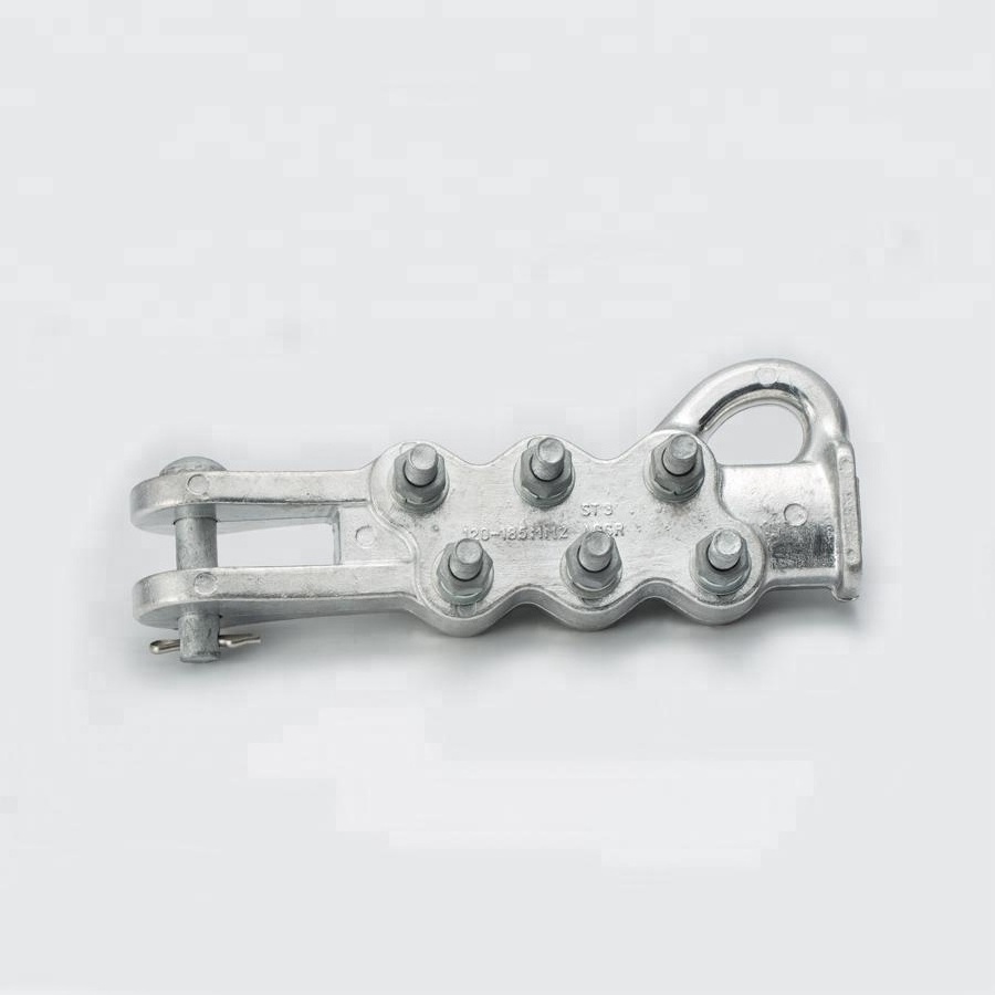 Pole accessories  aluminium alloy strain pole clamp suspension clamp