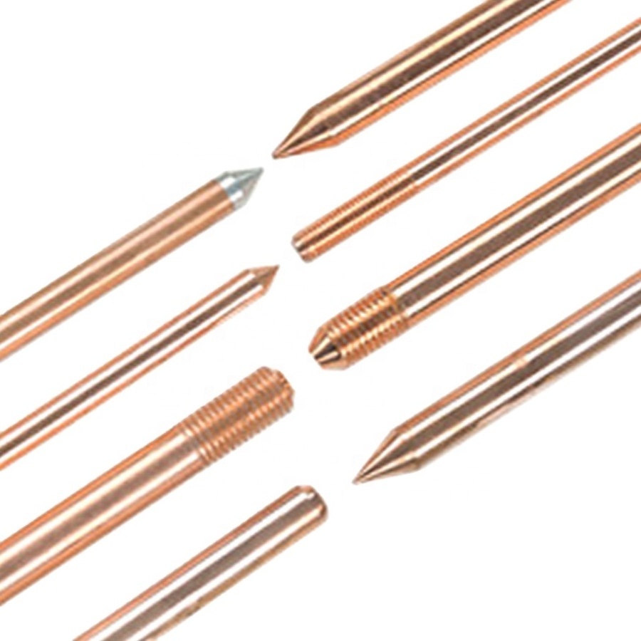 Ground Rod Copper Bonded Earth Rod With Threaded end Earth Rod