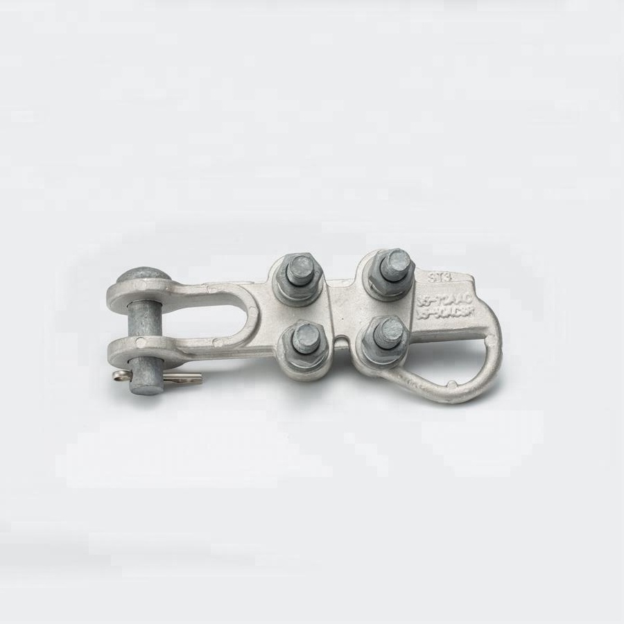 Pole accessories  aluminium alloy strain pole clamp suspension clamp