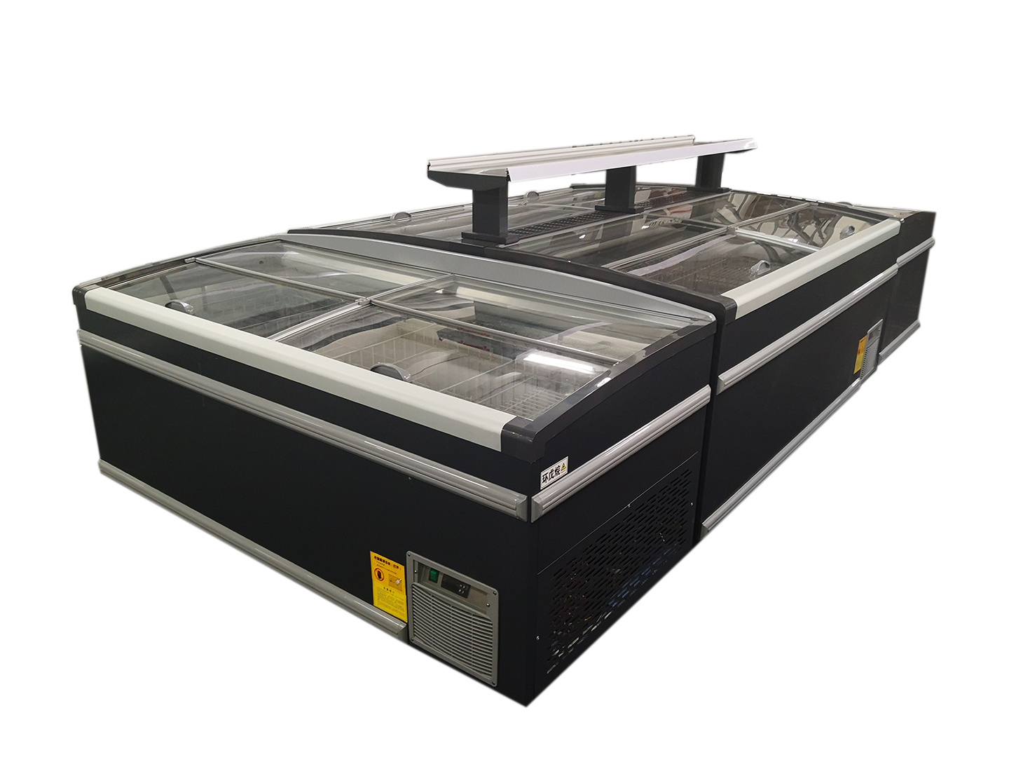 butcher sushi refrigerator seafood showcase fresh meat fish counter cooler meat chiller freezer display with led light