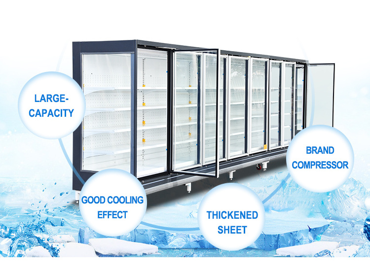 upright frozen food freezer fridge  double door liter flower freezer commercial refrigerator and freezers