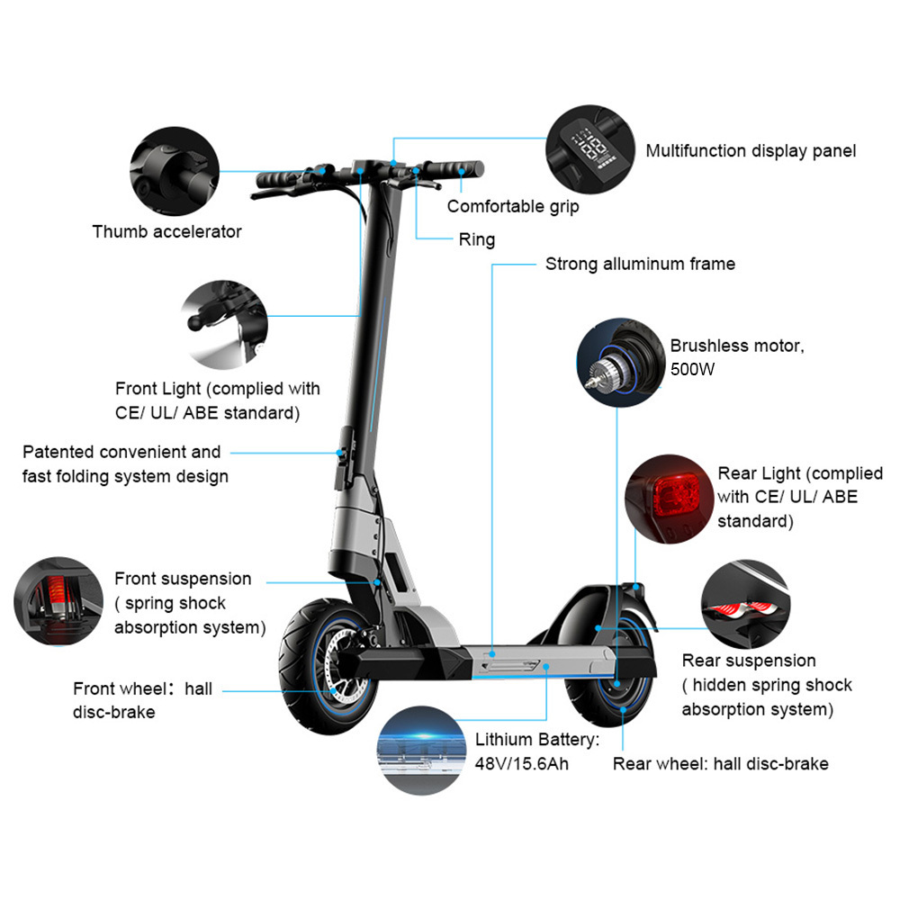 CX Socool G1 150kg Mobility Scooter 500W 80Km Range Electric Scoter Parts Personal Transporter Electric Scooter