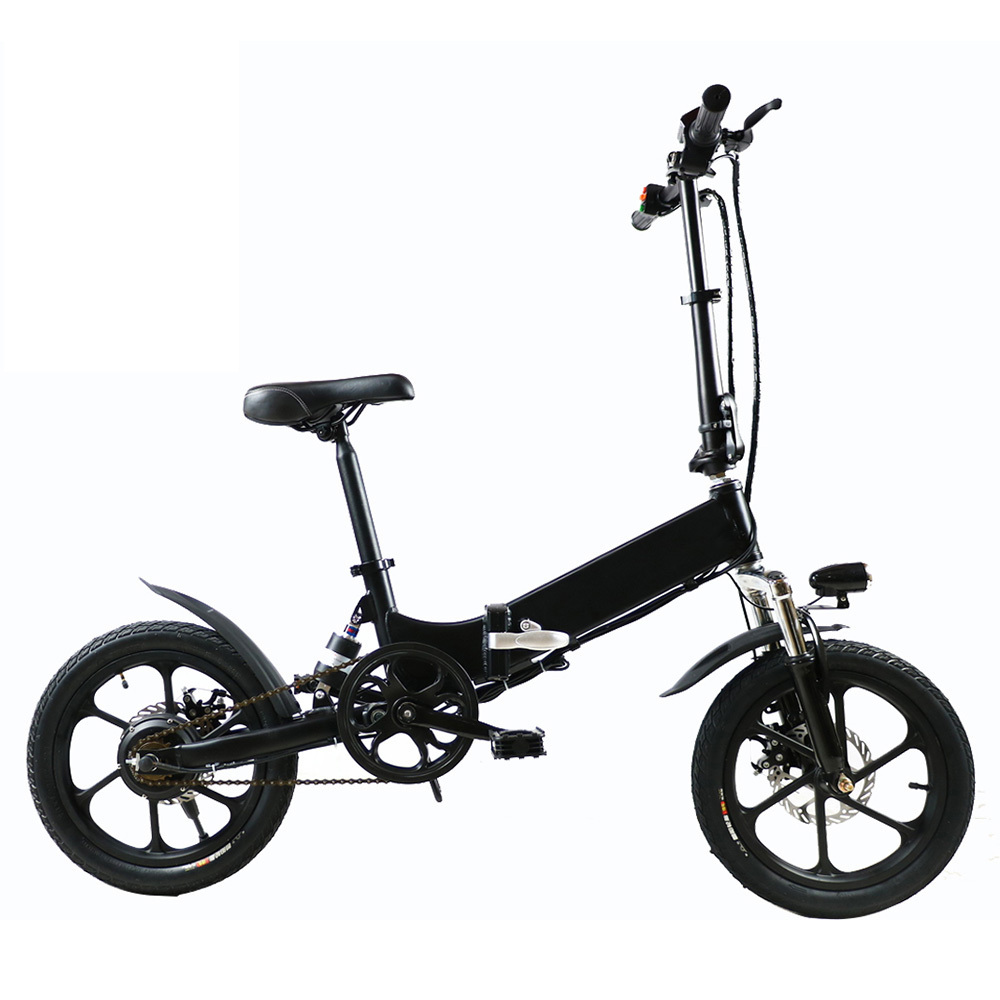 Aluminium Alloy Foldable 16 inch 16inch 16'' Hub Motor Wheel Girls Folding Ebike E Bicycle Electric Road Bike for Adults