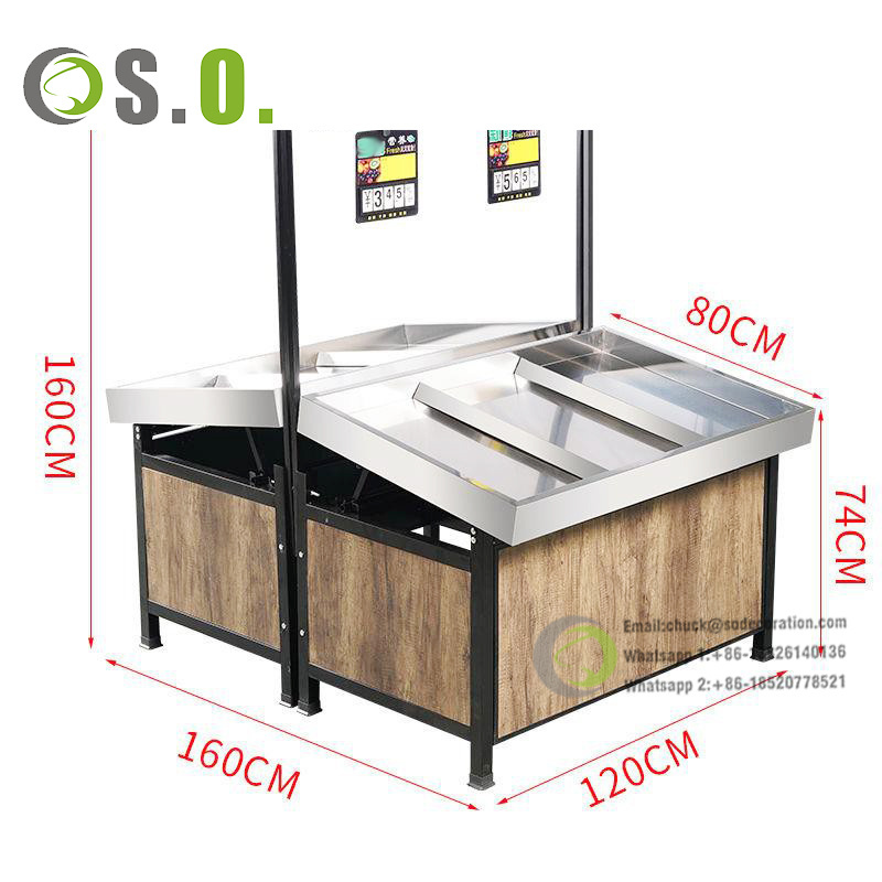 Fashionable Grocery store shelves gondola shelving unit for Supermarket display