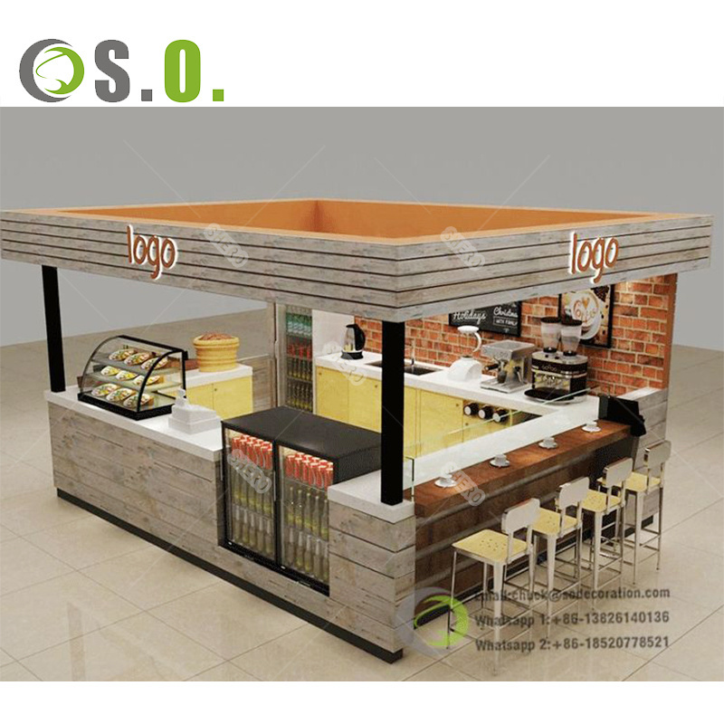 Portable beverage /coffee /juice bar / ice cream shop kiosk counters and furniture