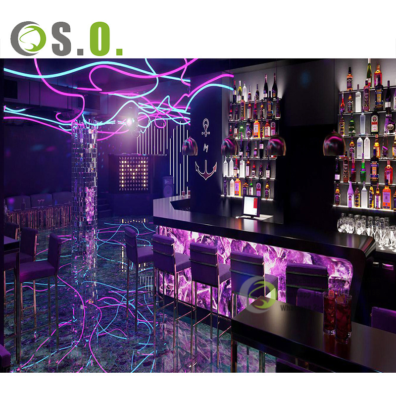 Strip club furniture nightclub hookah bar lounge set furniture bar club, bar sofa furniture,night club sofa furniture