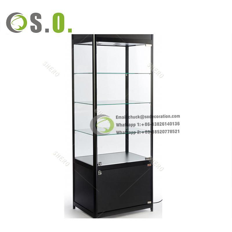 Led Light Lockable Glass Showcase Museum Display Cabinets Museum Souvenir Display Case