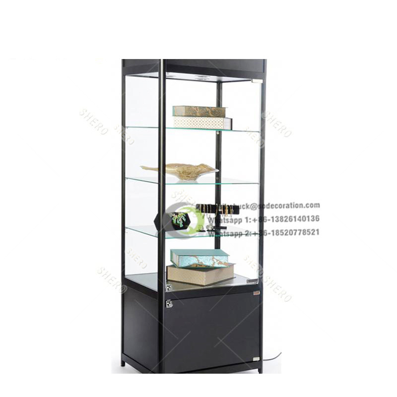 Customized Luxury museum display showcase cabinet stands used museum display cases